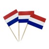 100PCS Netherlands Dutch Small Toothpick Flags Decor Mini Cupcake Toppers