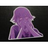 Yuno Gasai Future Diary Yandere Eyes Glossy Sticker Anime Waterproof!