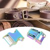 4Pcs Side Release Buckle 25x47mm Metal Buckles Side Release Clasp