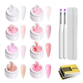 GZSYY Builder Gel for Gel Nails Builder Gel Nail Builder Gel 8 Colours Nail Extension Gel Nails Set
