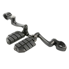 TCMT Highway Pegs Fit For Harley Softail Sportster Electra Road Glide Road King Street Glide with 1.25" Engine Guard 1 1/4 Highway Bar