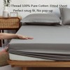 INJOY HOME DECOR 100% Pure Cotton king size fitted sheets