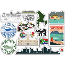 Cape Town Sticker Set A5 Sheets Vinyl Sticker Luggage Laptop South Africa 79108