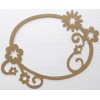 Unbranded {6} ORNATE FLORAL FRAME - Picture Frames Chipboard Die