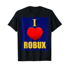 Cute heart with I love ROBUX for boy & girl pc video gamers T-Shirt