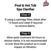 Pool & Hot Tub Spa Clarifier 1 Litre - Water