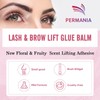 PERMANIA Eyelash Glue, Eyelash Lifting Glue, Eyebrow Glue, Strawberry Flavour,