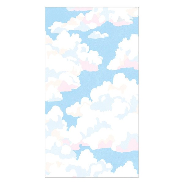 Caspari Blue Skies Guest Towel Napkins - 15 Guest Towel