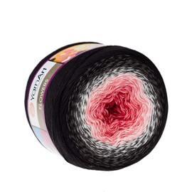 YarnArt YarnArt Flowers – Gradient Cotton Acrylic Blend, 250g (8.8 oz), 1094 yds, Lightweight Sport Yarn for Crochet, Knitting, Shawls, Summer Projects (260)