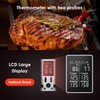 Wireless Meat Thermometer, 800Ft Bluetooth Thermometer for Turkey Beef Lamb,