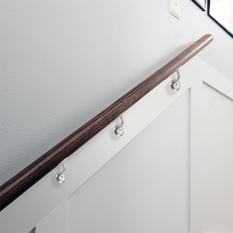 ZAUYX 10 Pack 3 Inch Brushed Satin Nickel Handrail Stair