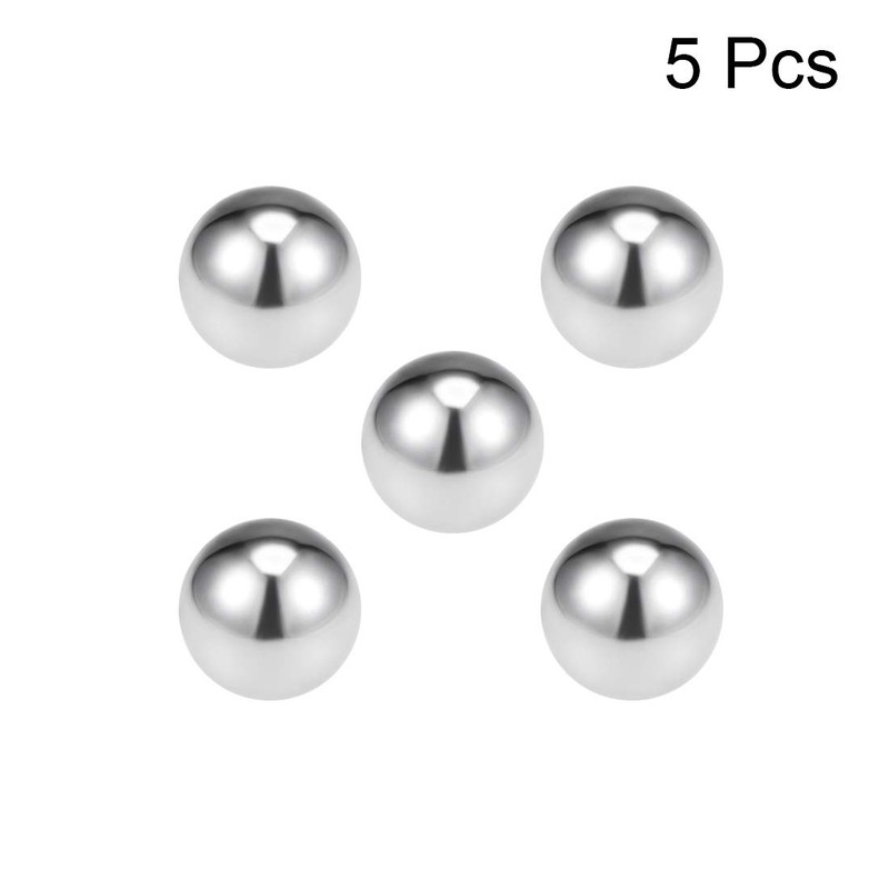 sourcing map 19mm Bearing Balls 304 Stainless Steel G100 Precision