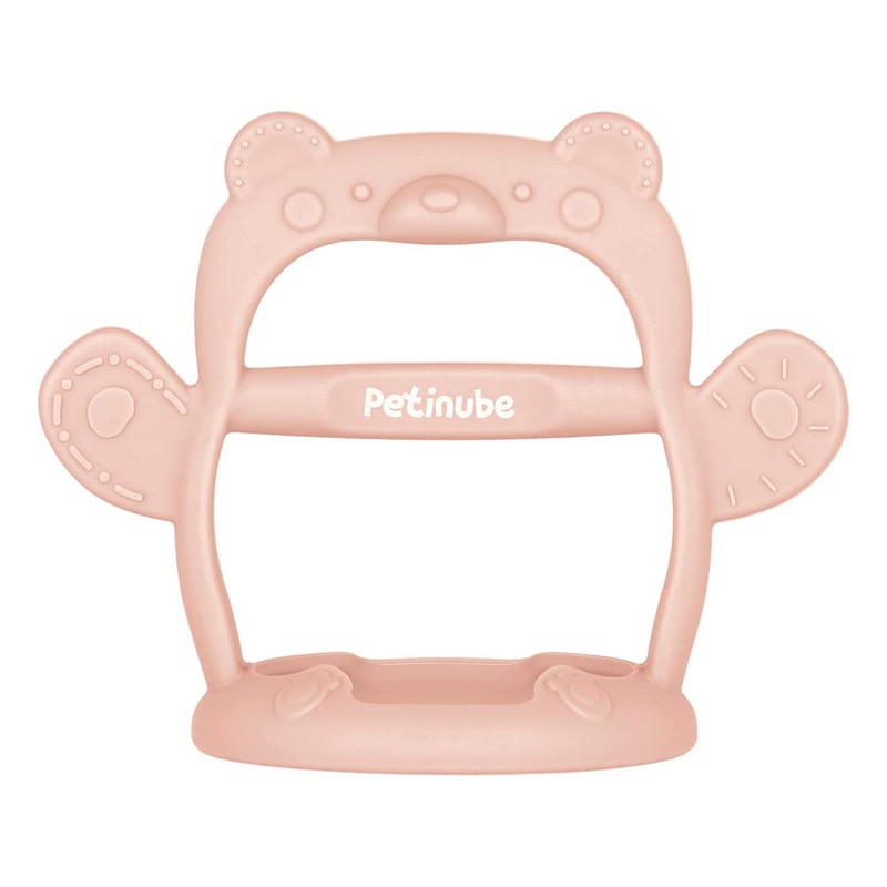 Korean-Made PETINUBE Baby Wrist Teether – Silicone Anti-Drop Teething Toy