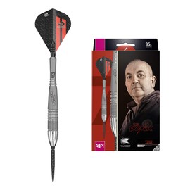 TARGET Darts Phil Taylor Steel Tip Darts, 22G Power 9-Five G7 | 95% Tungsten, Swiss Point Steel Tip Darts, Player Edition Set | Pro Darts Accessories, Swiss Point Dart Set, Professional Darts Set