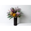 Vase for Flowers - Tempered Metal - 23cm Tall Flower