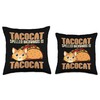 Tacocat Taco Cat Cinco De Mayo Throw Pillow