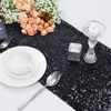 Time to Sparkle 12x108inch Glitter Sequin Table Runner Chair Sashes