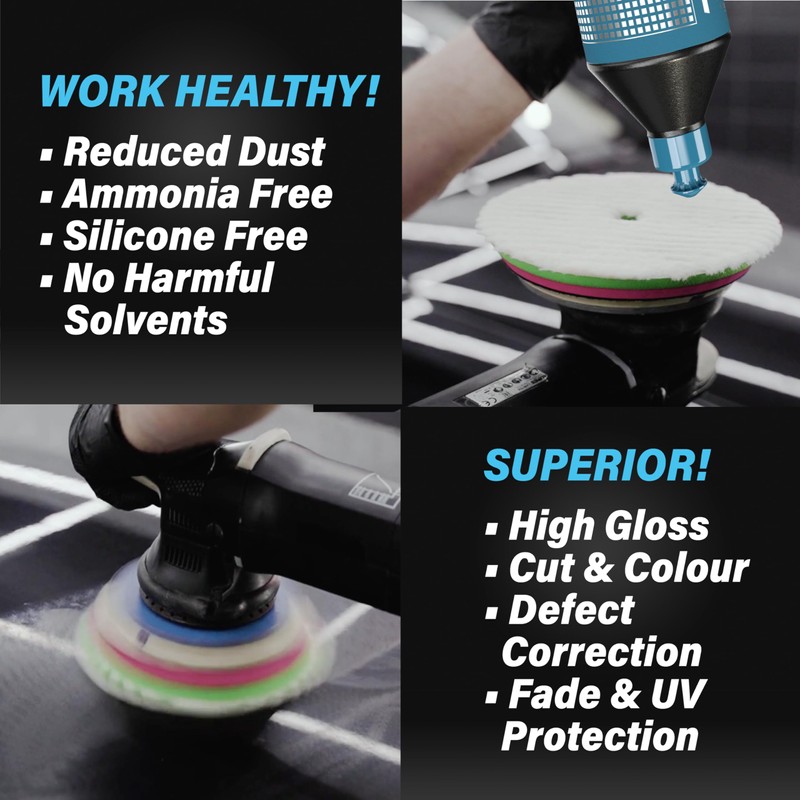 MINK METAL Clarity Compound, Merino Lambswool Buffing, Polishing & Compounding