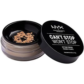 NYX Professional Makeup, Can´t Stop Won´t Stop, Polvo fijador, Tono Medium