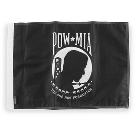 Pro Pad FLG-POW15 Sleeved 10 by 15-inch Motorcycle Flag with 1/2" Sleeve, Fits 3/8" Flag Mount Poles, POW MIA You are Not Forgotten, Made in The USA