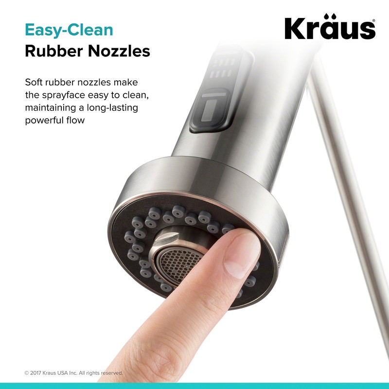 Kraus KFS-1SS Dual Function Kitchen Faucet Sprayer, Stainless Steel