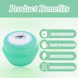 Lash Remover 2 PCS Eyelash Remover for Extensions Eyelash Extension Remover Gentle Cleansing Eyelash Remover with Spacers Eyelash Brushes Cotton Swabs(Cantaloupe)