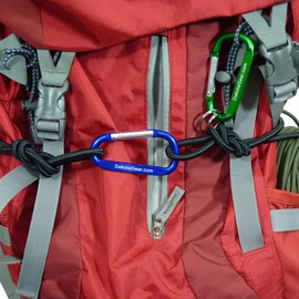 DakotaGear - Cosmic Black 1/8in x 25ft. Shock Cord Marine Grade. Also Called Bungee Cord, Stretch Cord & Elastic Cord. Made in USA. Including 2 Carabiners.