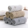 Pidada Hand Towels Set of 4 Diamond Pattern 100% Cotton