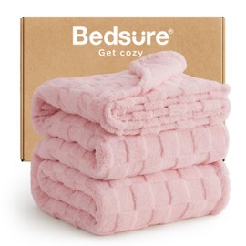 Bedsure Pink King Size Blanket for Bed - Super Soft Cozy King Blankets for Women, Cute Large Throws for Girls as Gifts, 108x90 Inches