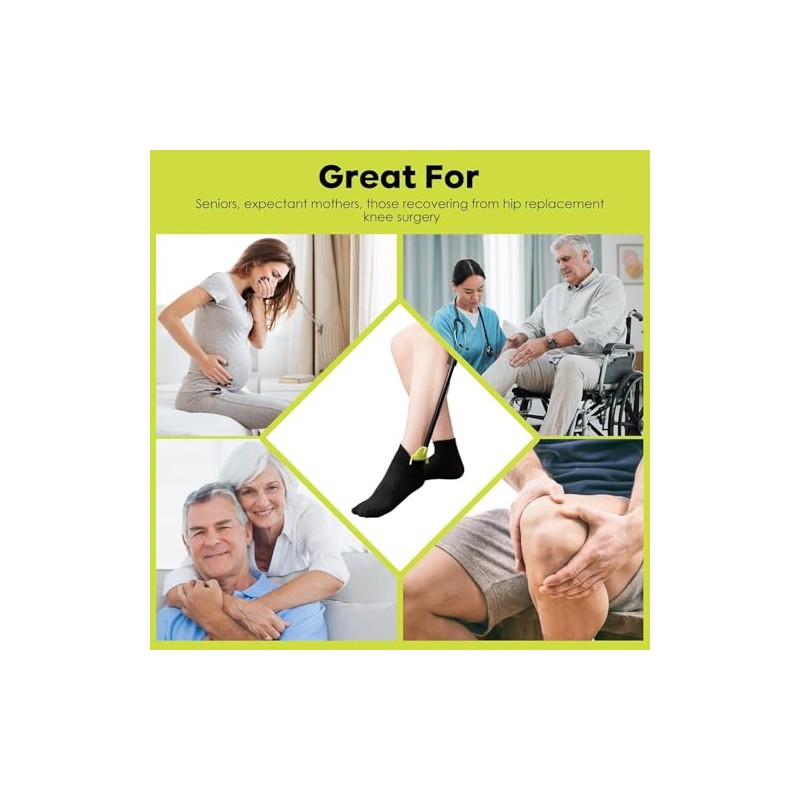 Undressing Aid for Compression Stockings & Socks - Multifunctional Retractable