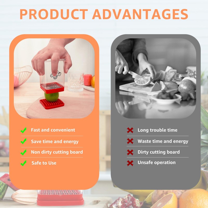 Speed Cup Slicer with Push Plate Portable Cup Slicer Efficient