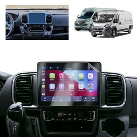 BSTW Compatible with Fiat Ducato 2021 2022 2023 2024 Navigation Protective Film 10 Inch Uconnect Radio Display Nano Screen Protector 6H Scratch-Resistant Fiat Ducato Accessories [Pack of 2]