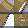 Kosibate Tactical Notebook Padfolio Ring Binder with 80 Sheets, Tactical