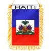 Anley 4 X 6 Inch Haiti Fringy Window Hanging Flag