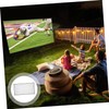 TEHAUX Portable Foldable Projector Screen Double Sided Movie Screen for