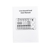 4 Channel Multifunctional Audio Mixer F998 Sound Card Live Voice