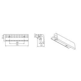 NAJDER Window Balcony Handle with Moving Latch, Corrosion Resistant, Anodized with Aluminum, with Fixing Screws, Set, Premium Quality, (Color : Titanium)