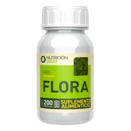 Pro Flora NUTRICION 2000 Lactobacilos Acidophilus 200 Cáps Sin Sabor Vegano                                                                           
