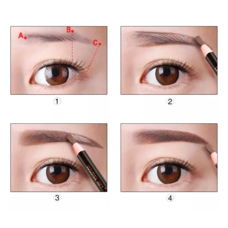 Mafab 4 Lápices Para Diseño Y Delineado De Cejas Microblading