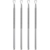 Uonlytech Juego de 4 Herramientas Triangulares para Limpiar Cutículas Y