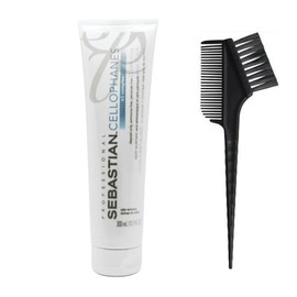 Sebastian Cellophanes Clear Shine- 300ml/10.1 oz  with free color brush and comb