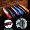 Sougayilang 10pcs Hard Plastic Floating Fishing Lures for Saltwater Freshwater
