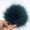 Sqzrpomddy Cute Keychain Pendant Faux Fur Large Fox Fur Pom
