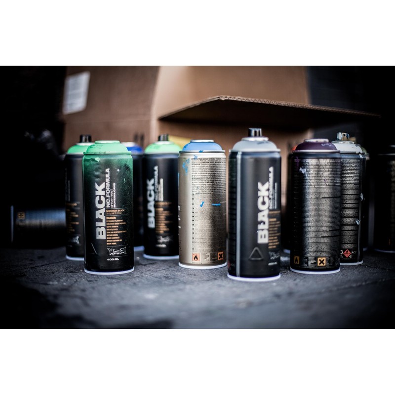 Montana Cans Montana BLACK 400ml Color, Revolt Green Spray Paint