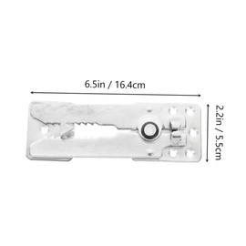 Operitacx 2pcs Sofa Seat Support Connectors Sectional Sofa Connectors Iron Furniture Joints Snap for Upholstery Webbing