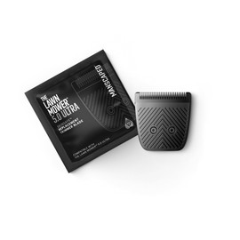 MANSCAPED® The Lawn Mower® 5.0 Ultra SkinSafe™ Replacement Trimmer Blade - Groin Hair Trimmer Ceramic Blade Head Refill with Metal Guard, Snap-In Cartridge, 1 Pack