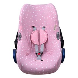 JANABEBE Cover Compatible with Maxi COSI Cabriofix, City, Streety Fix, Koos (Pink Sparkles)