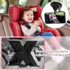 Car Mirror Baby Rear Facing Seat,HD 4.5" 360°Rotatable&Vacuum Suction Cup