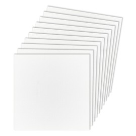 Craft Perfect Classic Cardstock - Weave Textured - 12" x 12" - 216gsm - Bright White - 25 Sheets