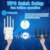 LYPPUL WLAN Amplifier, 1200 Mbit/s WLAN Repeater Dual Band 2.4